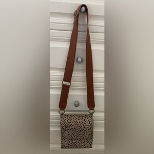 Cheetah print women’s cross body purse